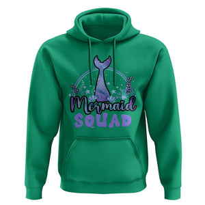Mermaid Squad Hoodie Birthday Party Girl B-Day Ocean TS11 Irish Green Print Your Wear