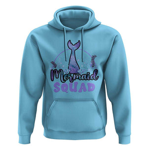 Mermaid Squad Hoodie Birthday Party Girl B-Day Ocean TS11 Sky Print Your Wear