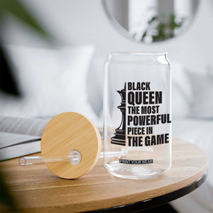 Chess Lover Glass Can Black Queen The Most Powerful Piece In The Game Checkmate