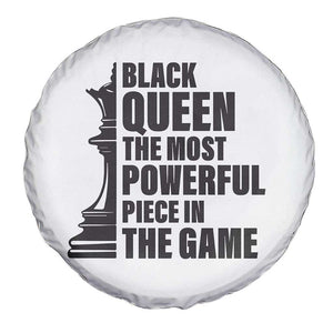 Chess Lover Spare Tire Cover Black Queen The Most Powerful Piece In The Game Checkmate