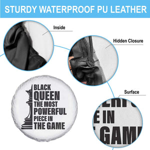 Chess Lover Spare Tire Cover Black Queen The Most Powerful Piece In The Game Checkmate