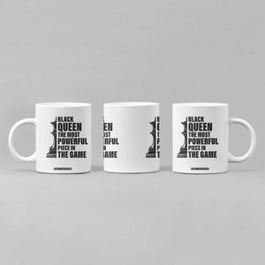 Chess Lover Coffee Mug Black Queen The Most Powerful Piece In The Game Checkmate