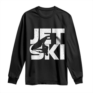 Jet Ski Rider Long Sleeve Shirt Water Sports Watercraft Skiing Jetski TS11 Black Print Your Wear