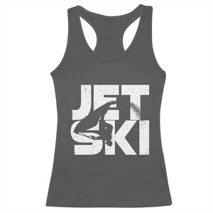Jet Ski Rider Racerback Tank Top Water Sports Watercraft Skiing Jetski TS11 Dark Heather Print Your Wear