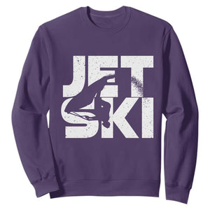 Jet Ski Rider Sweatshirt Water Sports Watercraft Skiing Jetski TS11 Purple Print Your Wear