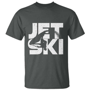 Jet Ski Rider T Shirt Water Sports Watercraft Skiing Jetski TS11 Dark Heather Print Your Wear