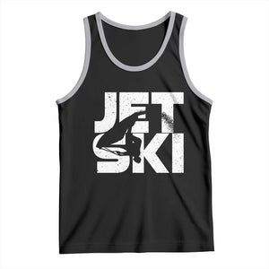 Jet Ski Rider Tank Top Water Sports Watercraft Skiing Jetski TS11 Black Athletic Heather Print Your Wear