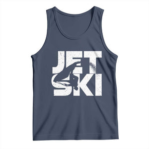 Jet Ski Rider Tank Top Water Sports Watercraft Skiing Jetski TS11 Navy Print Your Wear