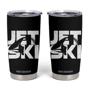 Jet Ski Rider Tumbler Cup Water Sports Watercraft Skiing Jetski TS11 Black Print Your Wear