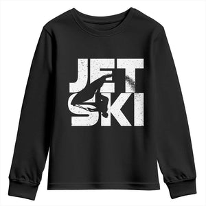 Jet Ski Rider Youth Sweatshirt Water Sports Watercraft Skiing Jetski TS11 Black Print Your Wear