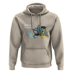 Funny I Am Not A Robot Hoodie Captcha Bot Login Programmer Computer TS11 Sand Print Your Wear