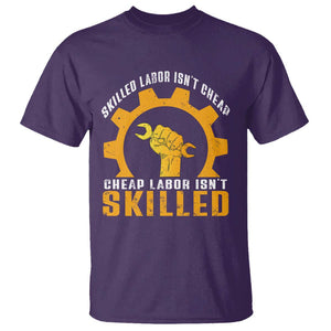 Labor Day T Shirt Funny Union Workers Labor Isn't Skilled TS11 Purple Print Your Wear