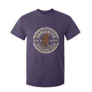 Funny Bigfoot Research Team T Shirt For Kid Retro Official Sasquatch Forest Stroll TS11 Purple Print Your Wear