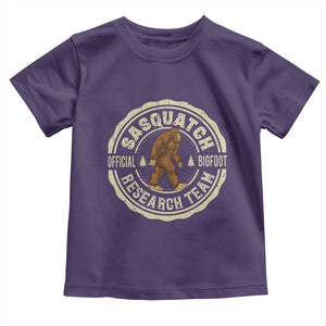 Funny Bigfoot Research Team Toddler T Shirt Retro Official Sasquatch Forest Stroll TS11 Purple Print Your Wear
