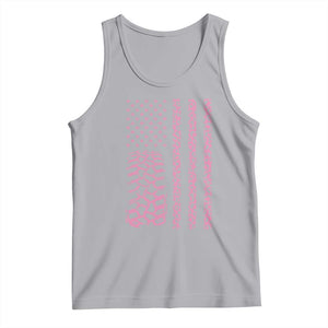 Off Road Car Wheel Pink Leopard Print American Flag Tank Top TS11 Athletic Heather Print Your Wear