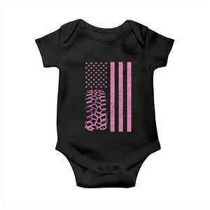 Off Road Car Wheel Vintage Pink American Flag Baby Onesie TS11 Black Print Your Wear