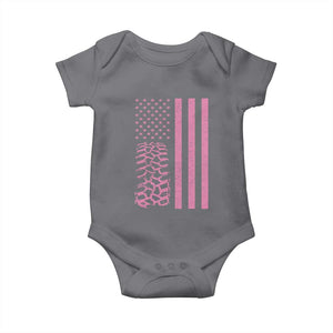 Off Road Car Wheel Vintage Pink American Flag Baby Onesie TS11 Charcoal Print Your Wear