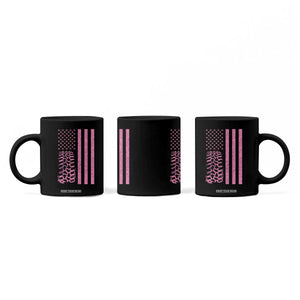 Off Road Car Wheel Vintage Pink American Flag Coffee Mug TS11 Print Your Wear