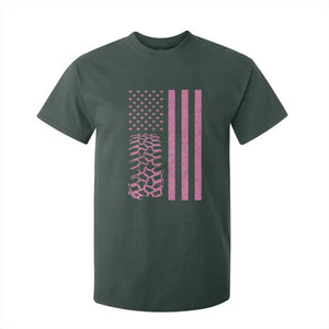 Off Road Car Wheel Vintage Pink American Flag T Shirt For Kid TS11 Dark Forest Green Print Your Wear