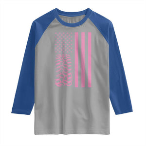 Off Road Car Wheel Vintage Pink American Flag Raglan Shirt TS11 Sport Gray Royal Print Your Wear