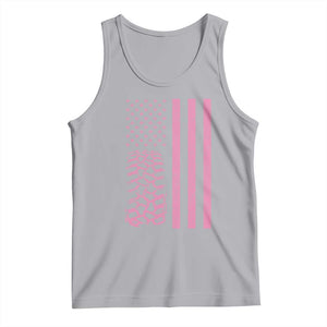Off Road Car Wheel Vintage Pink American Flag Tank Top TS11 Athletic Heather Print Your Wear