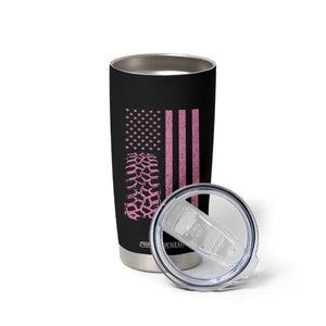 Off Road Car Wheel Vintage Pink American Flag Tumbler Cup TS11 Print Your Wear