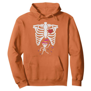 Pregnancy Announcement Hoodie Halloween Witch Skeleton Monster Baby Pregnant Candy TS11 Orange Print Your Wear