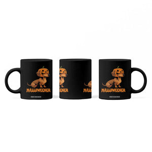 Funny Halloween Dachshund Coffee Mug Halloweener Pumpkin Wiener Dog TS11 Print Your Wear