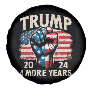 Trump Supporter Spare Tire Cover Trump 2024 Four More Years American Flag Hand Fist TS11 Print Your Wear