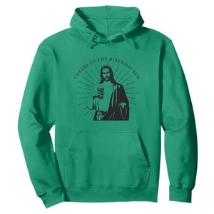 Funny Cheers To The Birthday Boy Hoodie Christmas Christian Faith TS11 Irish Green Print Your Wear