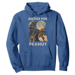 Justice For Peanut The Squirrel 2024 Moon Hoodie TS11 Royal Blue Print Your Wear