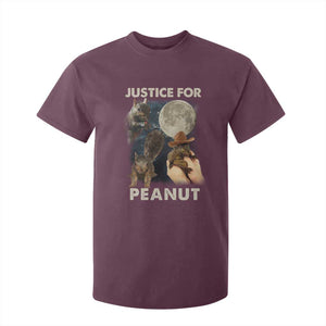 Justice For Peanut The Squirrel 2024 Moon T Shirt For Kid TS11 Maroon Print Your Wear
