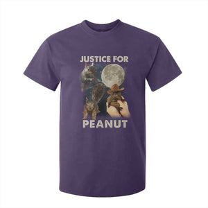 Justice For Peanut The Squirrel 2024 Moon T Shirt For Kid TS11 Purple Print Your Wear