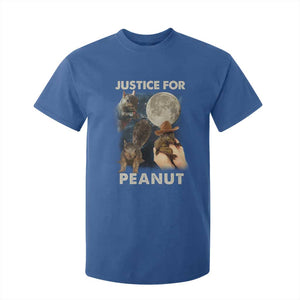 Justice For Peanut The Squirrel 2024 Moon T Shirt For Kid TS11 Royal Blue Print Your Wear