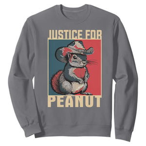 Justice For Peanut The Squirrel 2024 Sweatshirt TS11 Charcoal Print Your Wear