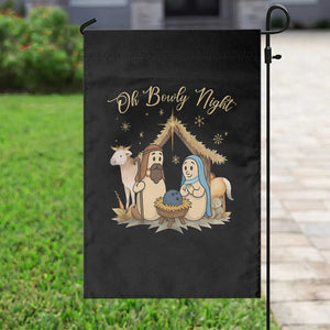 Funny Christmas Bowling Garden Flag Oh Bowly Night Nativity Scene Bowling Pins TS11 Print Your Wear