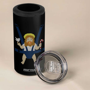 Funny Christmas Baby Jesus 4 in 1 Can Cooler Tumbler Xmas Christian Little Boy - Print Your Wear