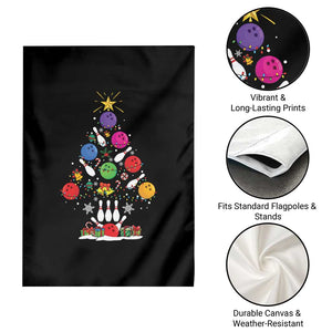 Funny Bowling Christmas Tree Lights Xmas Bowler Garden Flag TS11 Print Your Wear