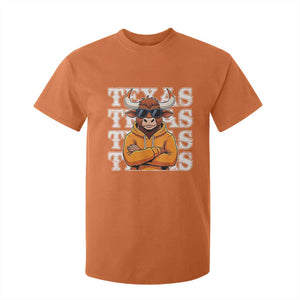 TFL Football Lover T Shirt For Kid Vintage Orange Cow Sunglasses Game Day TS11 Orange Print Your Wear