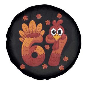 67 Thanksgiving Spare Tire Cover Funny Turkey Thanksgiving Six Seven Meme TS11 Print Your Wear