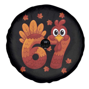 67 Thanksgiving Spare Tire Cover Funny Turkey Thanksgiving Six Seven Meme TS11 Print Your Wear