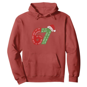 Personalized 67 Christmas Hoodie Custom Text Rizz Aura Farming Six Seven Meme Gen Alpha TS11 Red Print Your Wear