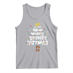 Funny Christmas Six Seven Meme Tank Top 67 No Cap Bruh Merry Skibidi Rizzmas 2025 TS11 Athletic Heather Print Your Wear