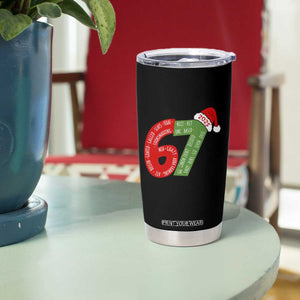 Funny 67 Christmas Tumbler Cup Rizz Aura Farming Bussin Six Seven Meme Gen Alpha TS11 Print Your Wear