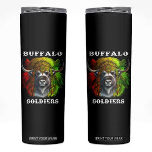 Buffalo Soldiers Skinny Tumbler African American Heros Black History Month TS11 Black Print Your Wear
