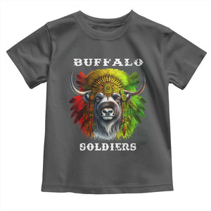 Buffalo Soldiers Toddler T Shirt African American Heros Black History Month TS11 Dark Heather Print Your Wear