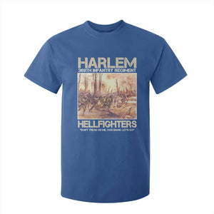 Harlem Hellfighters T Shirt For Kid 369th Infantry Regiment Don't Tread On Me Let's Go Black History Month TS11 Royal Blue Print Your Wear