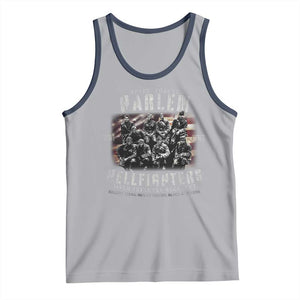 Never Forget Harlem Hellfighters Tank Top Vintage American Flag TS11 Athletic Heather Navy Print Your Wear