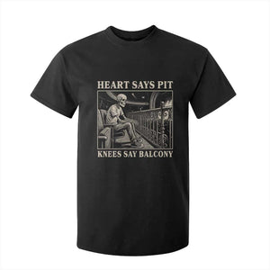 Heart Says Pit Knees Say Balcony T Shirt For Kid Funny Concert Quote TS11 Black Print Your Wear