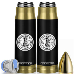 Punxsutawney Phil Groundhog Day Bullet Tumbler Funny Woodchuck Day 1887 TS11 Black Print Your Wear